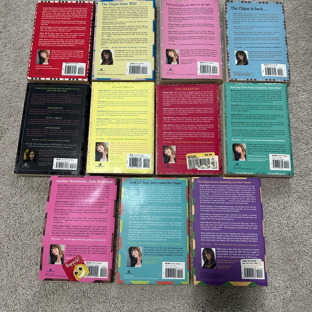 Lisa Harrison The Clique Lot of 15  Teen Fiction Books - Picture 2 of 13